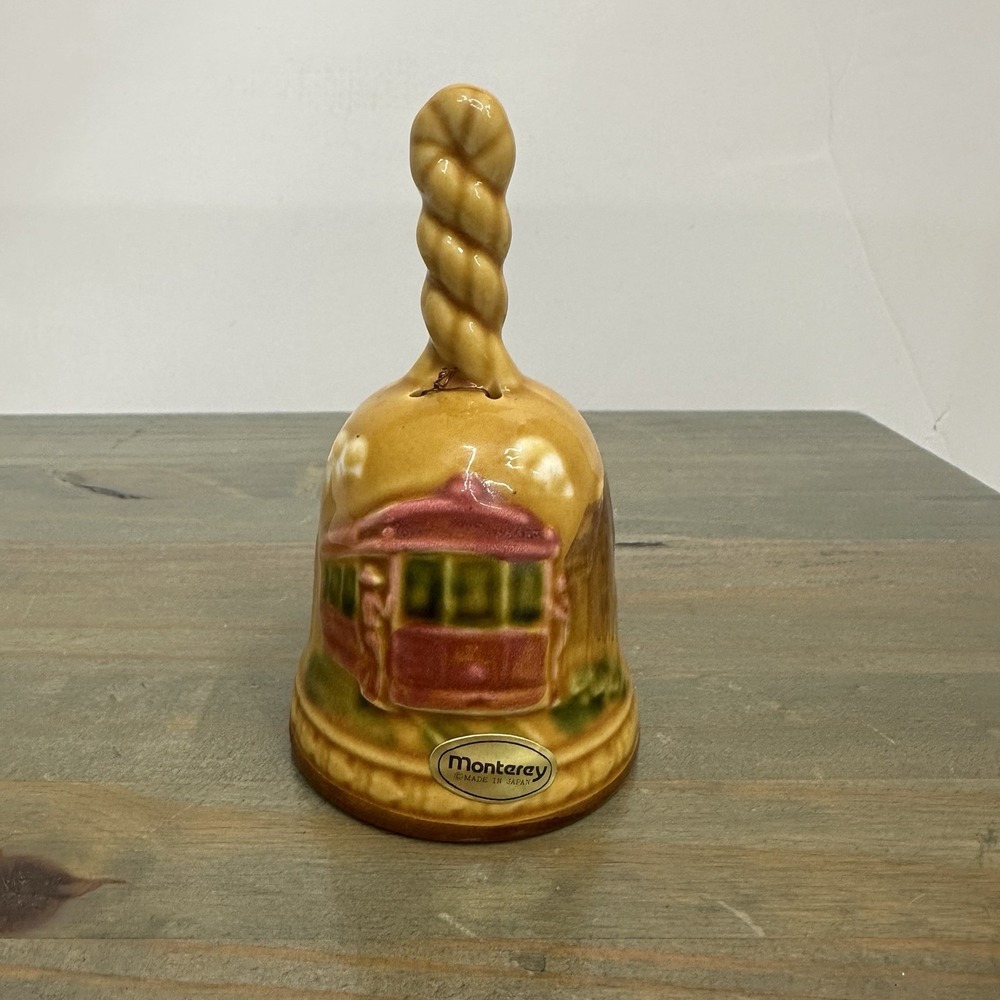 Vintage San Francisco CA Souvenir Bell Japan Made Kitch Collectible MCM Trolley